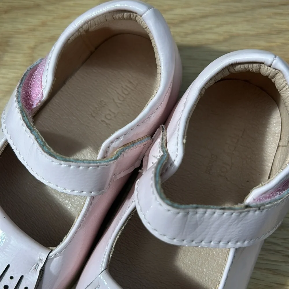 2 pair of Mary Jane Vintage Toddler Walkers for Girls sz 7 Tippy Tot Shoes
